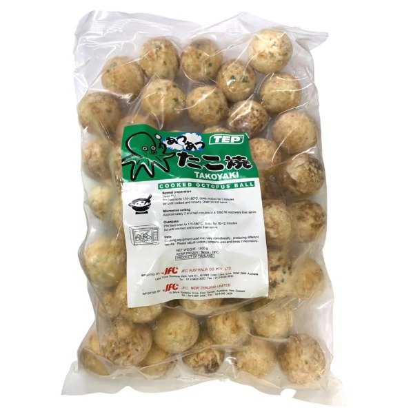 日本进口章鱼小丸子 1kg/50颗每袋内含真实章鱼粒，外酥里嫩(冻)