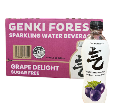 元气森林气泡水 480ml x 15瓶/箱(5种味道)