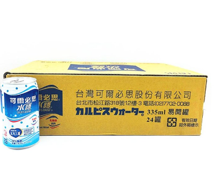 罐装可尔必思 335ml, 24罐/箱