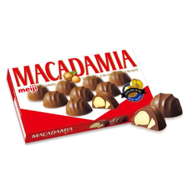 明治牛奶巧克力  夏威夷果味 64g/盒