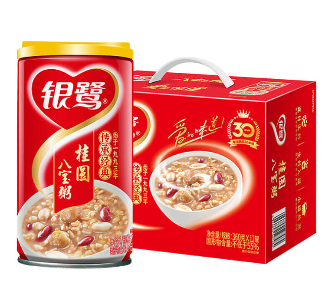 银鹭八宝粥 360gX12