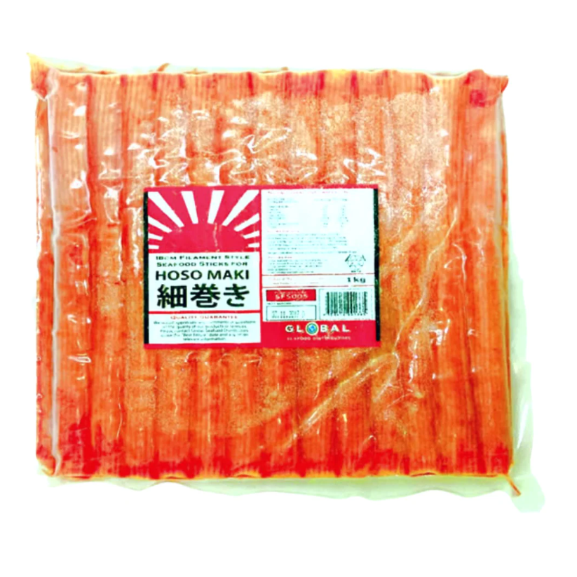 日料蟹肉棒(冻) 18cm x 28根/1kg/袋