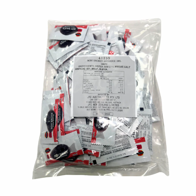 随行装小包酱油(2味) 3ml x 100pcs/袋